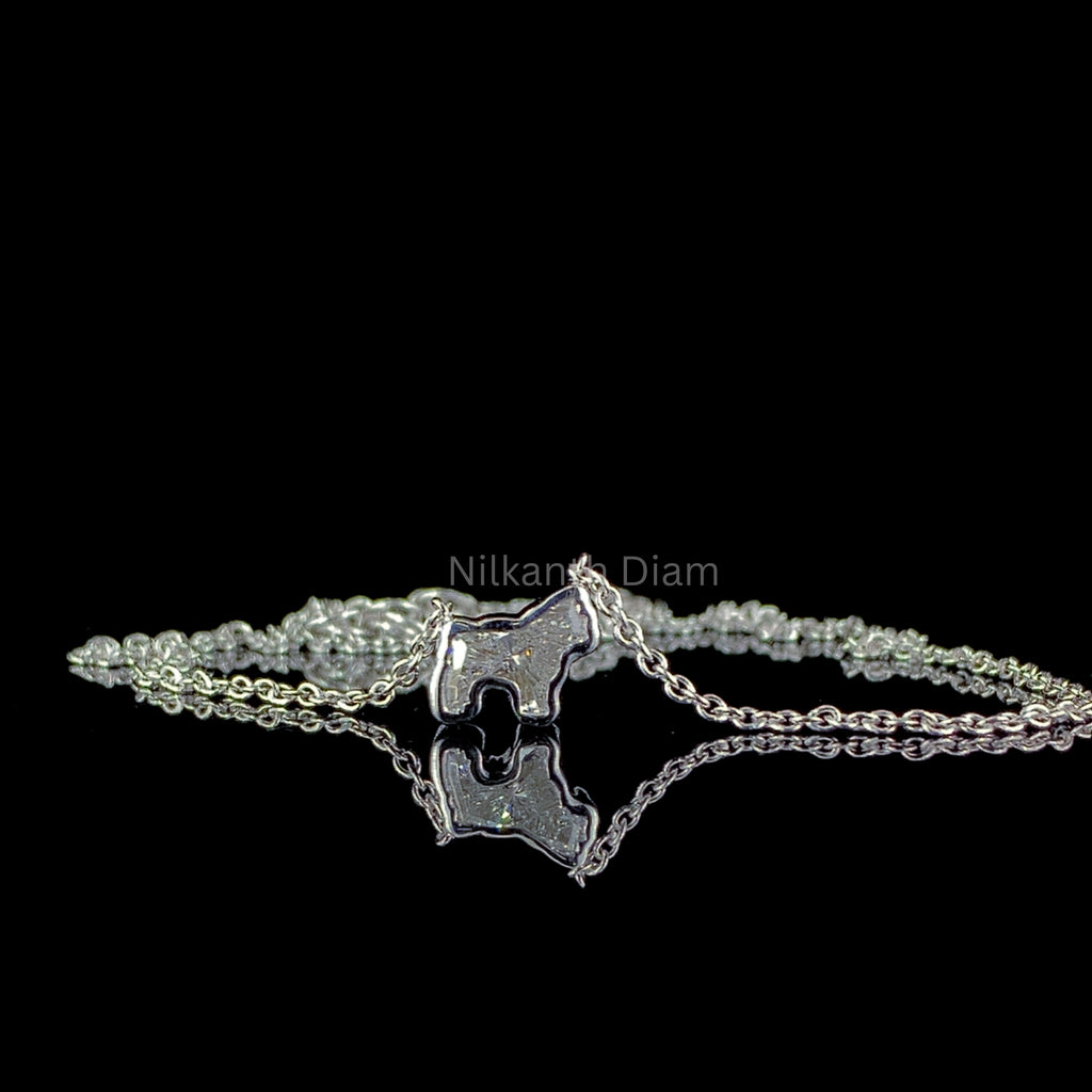 Cat Shape Antique Diamond Pendent - Nilkanthdiam