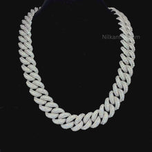 Round Diamond Cuban Chain