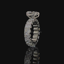 Cushion Brilliant Eagle Prong  Solitaire Ring