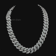 Round Diamond Cuban Chain